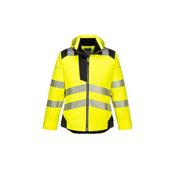 Portwest PW3 Hi-Vis Winter Jacket Yellow/Black Size T400 X-Large 