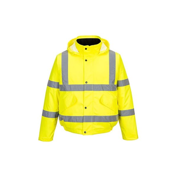 Portwest Hi Vis Bomber Jacket, Yellow