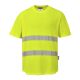 Portwest Hi-Vis Cotton Comfort Mesh Insert T-Shirt S/S Yellow XL - C394