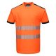 Portwest PW3 Hi-Vis T-Shirt S/S Orange/Black XXL - T181