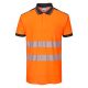 Portwest PW3 Hi-Vis Polo Shirt S/S Orange/Black XXL - T180