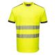 Portwest PW3 Hi-Vis T-Shirt S/S Yellow/Black XXL - T181