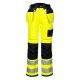 Portwest PW3 Hi-Vis Holster Work Trousers Yellow/Black with Free Knee Pads 40