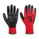 Portwest Flexo Grip Nitrile Glove Red/Black Large - A310