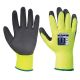 Portwest Thermal Grip Glove Latex Black/Yellow XL - A140