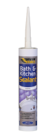 Everbuild Bath & Kitchen Sealant White 290ml - BATH