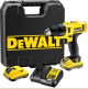 Dewalt 12V XR Drill Driver with 2x 2.0Ah Batteries, Charger & Case - DCD710D2