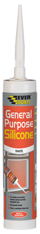 Everbuild General Purpose Silicone White 280ml - GPSWE