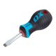 Ox Pro Slotted Flared Stubby Screwdriver 38mm x 6.5mm OX-P362338