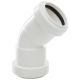 Push Fit Obtuse Elbow 45 Degree White 32mm