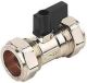 Chrome Isolation Valve with Handle 15mm