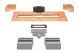 Schluter-KERDI-LINE-G3 Complete Set for Horizontal Linear Drainage KLF 43 G3 E 100