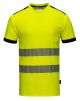 Portwest PW3 Hi-Vis Cotton Comfort T-Shirt S/S Yellow/Black Medium T181