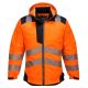 Portwest PW3 Hi-Vis Winter Jacket Orange/Black Large T400